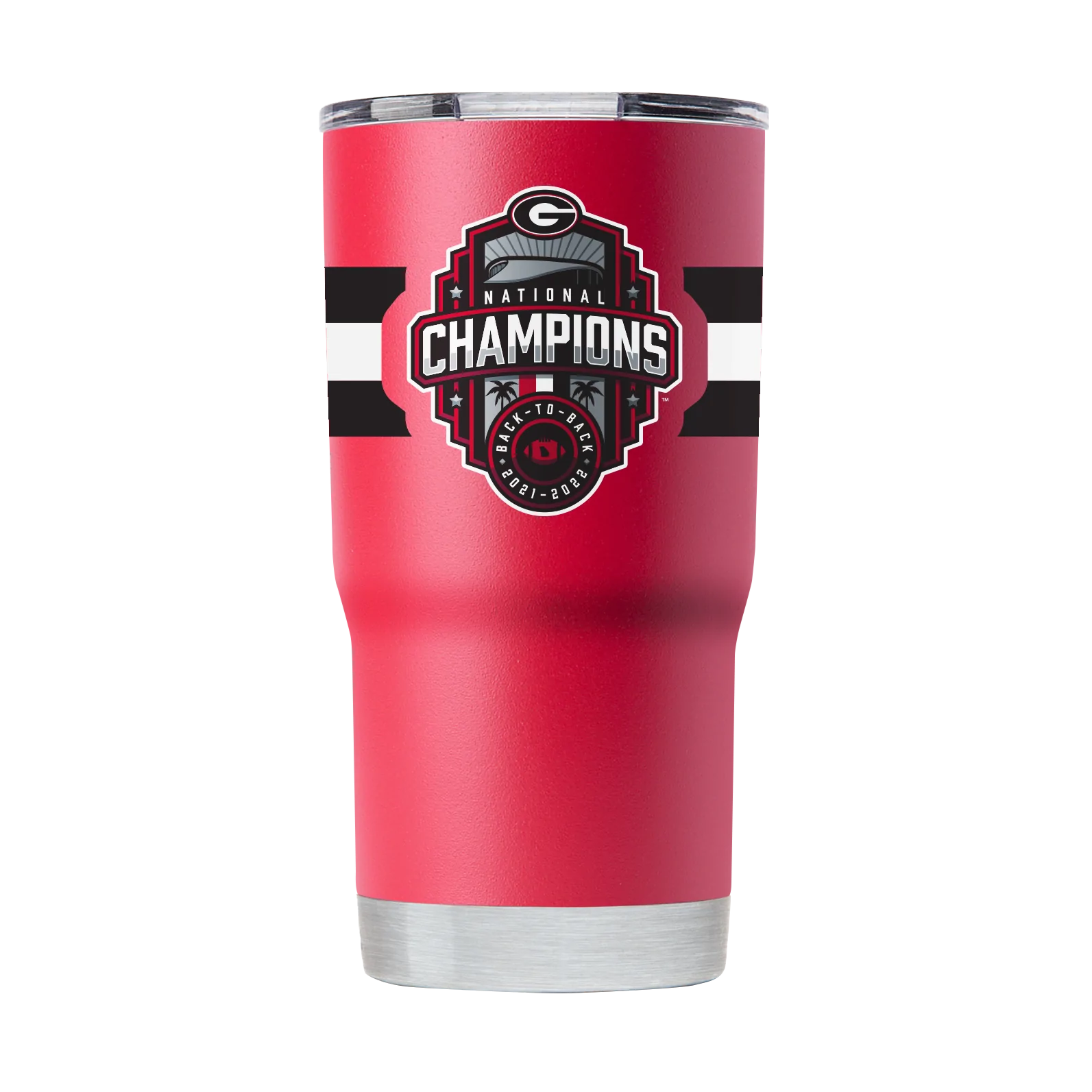 Georgia Bulldogs 2022 National Champions Stainless Steel Tumbler in 20oz