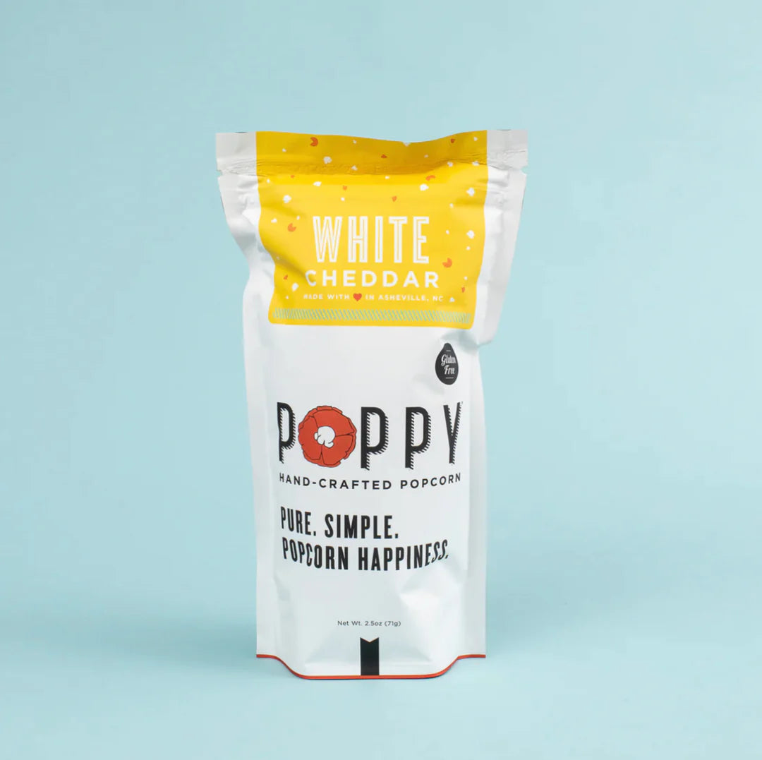 Poppy White Cheddar Popcorn