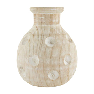 Paulownia Dotted Vase (2 Sizes)