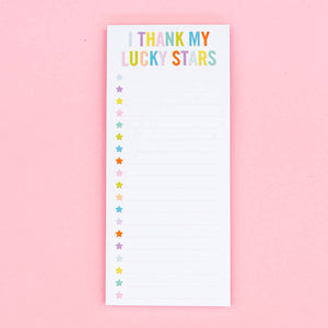 "I Thank My Lucky Stars" List Pad