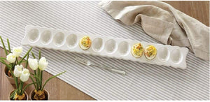 Long Deviled Egg Tray & Fork Set