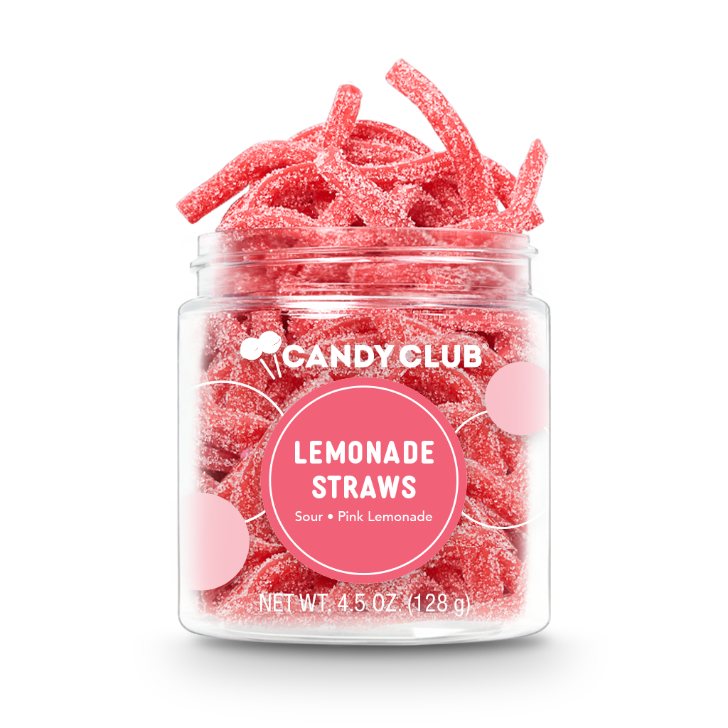 Pink Lemonade Candy Straws