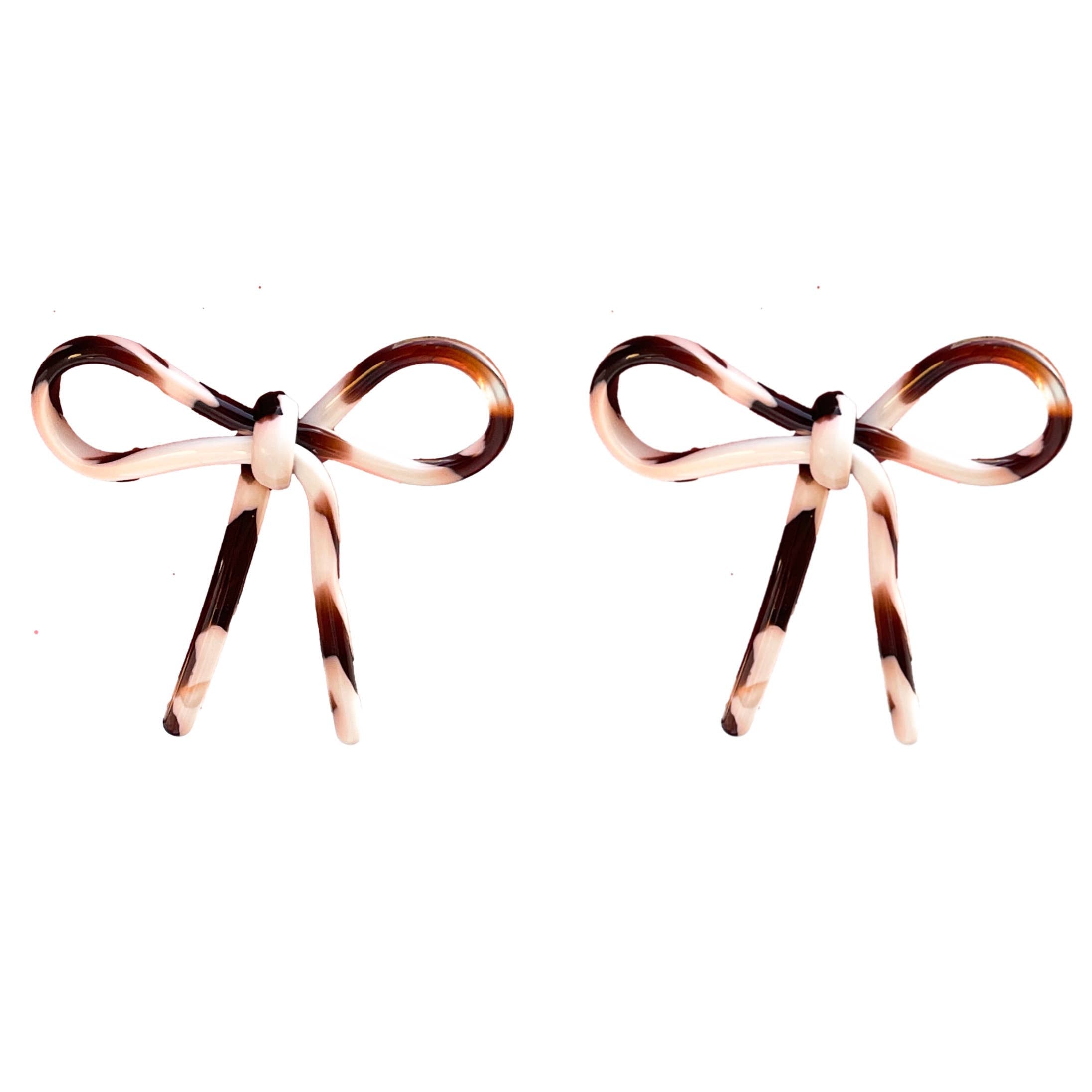 Cocoa Bow Earrings