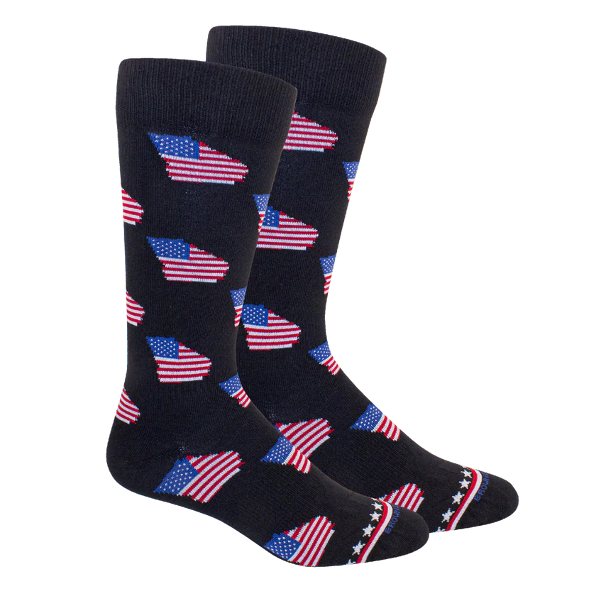 Georgia, USA - Navy Socks