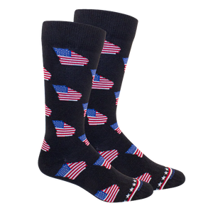 Georgia, USA - Navy Socks