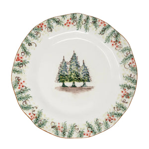 Arte Italica Natale Dinner Plate