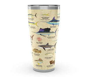 Guy Harvey Charts 30oz Stainless Steel Cup with Lid