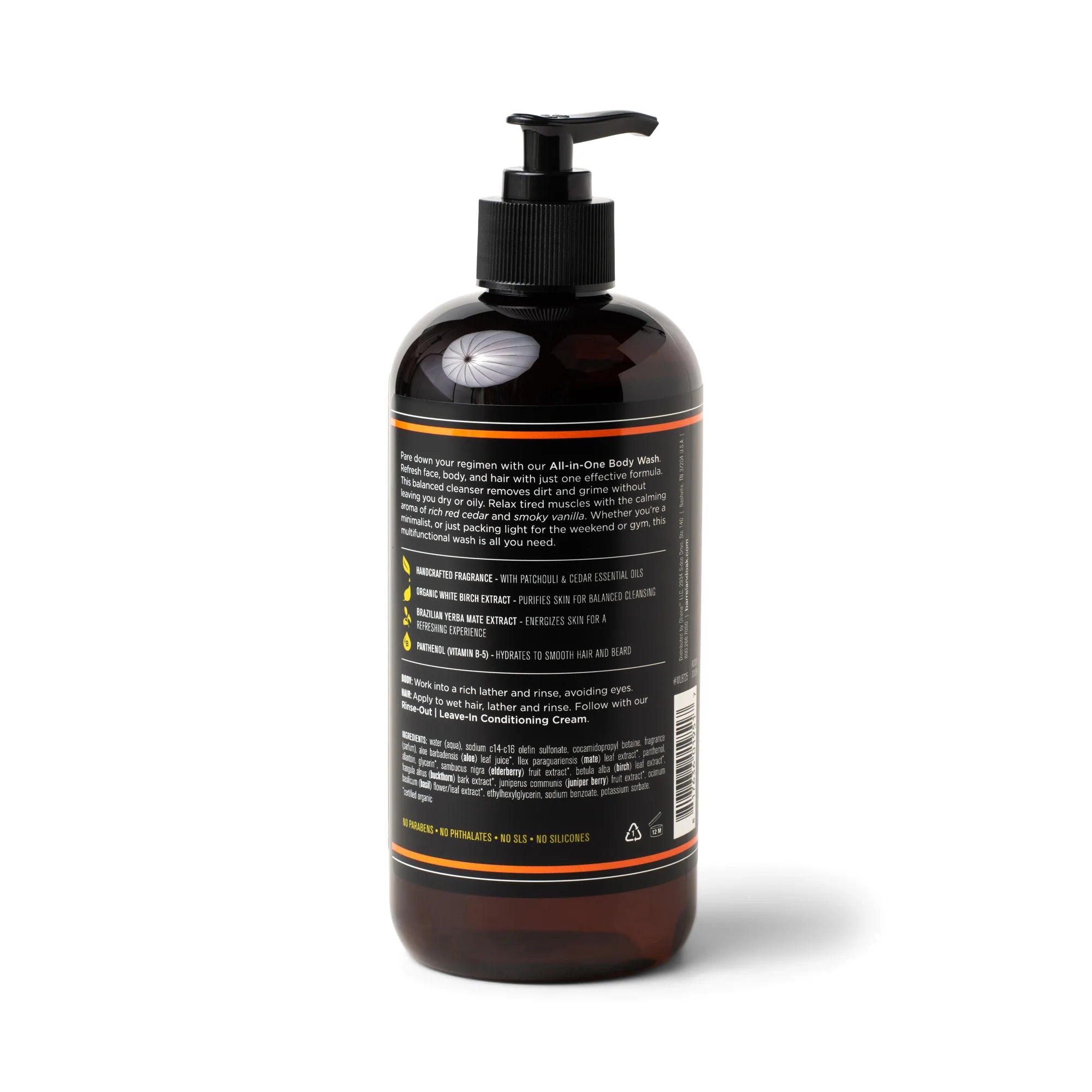 All-In-One Wash - Bourbon Cedar 16 fl oz.