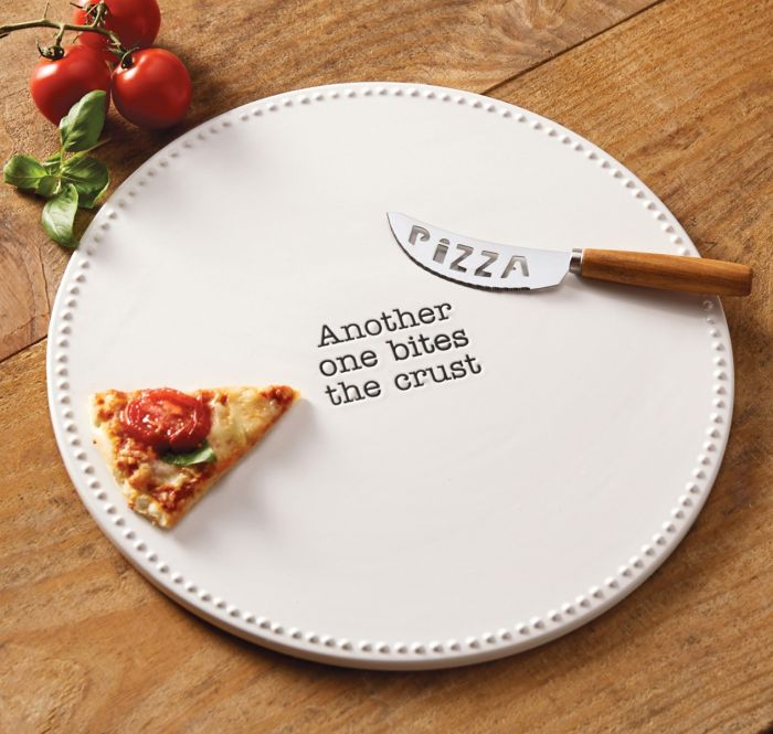 Another One Bites the Crust Pizza Stone Set