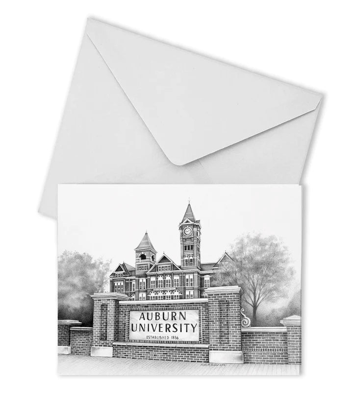 Auburn Campus Boxed Note Cards