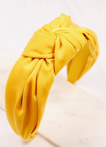 Hillcrest Knot Headband in Mustard