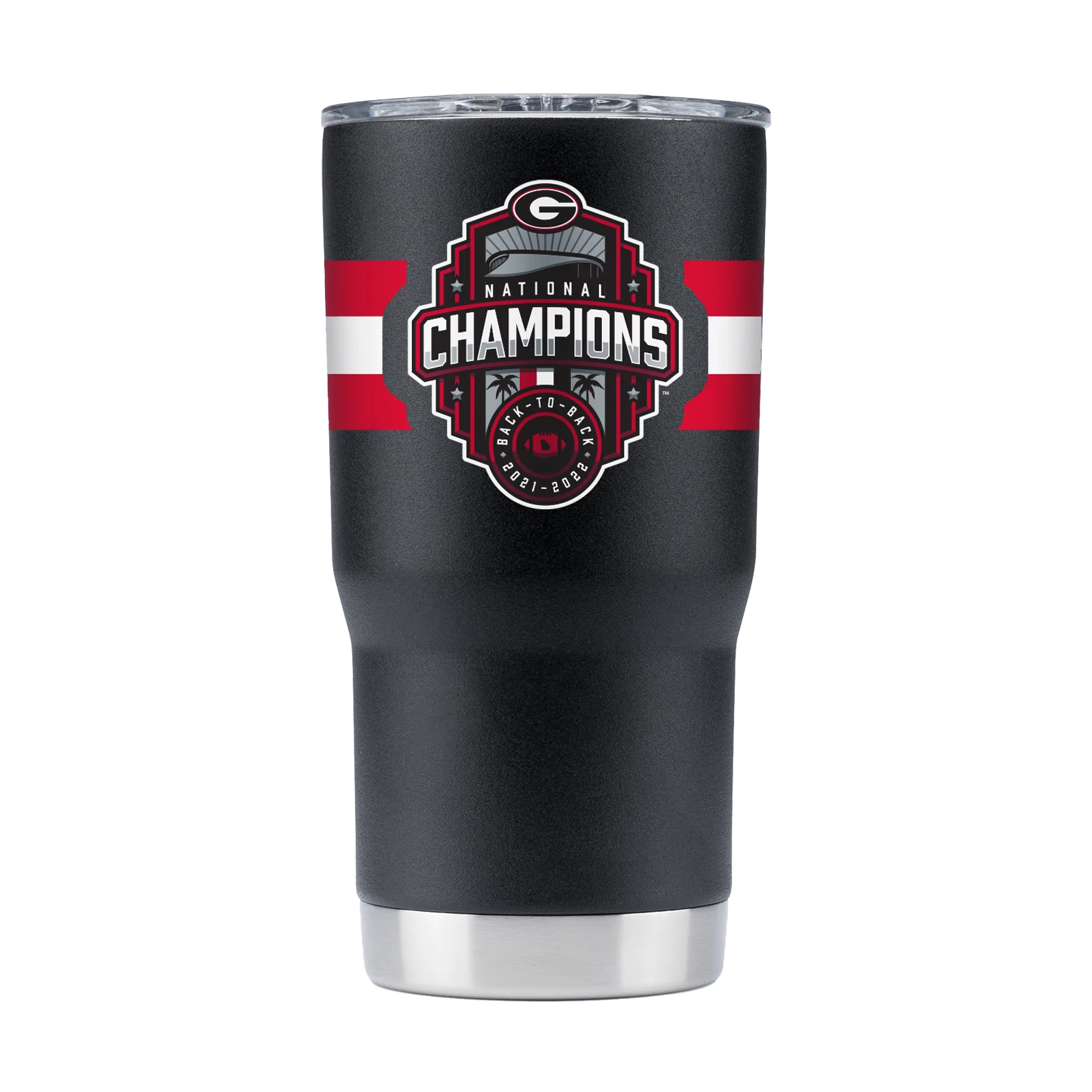 Georgia Bulldogs 2022 National Champions Stainless Steel Tumbler in 20oz