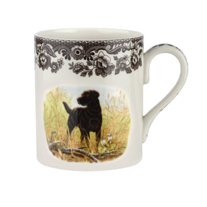 Woodland Black Labrador Mug