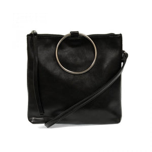 Amelia Ring Tote Bag in Black