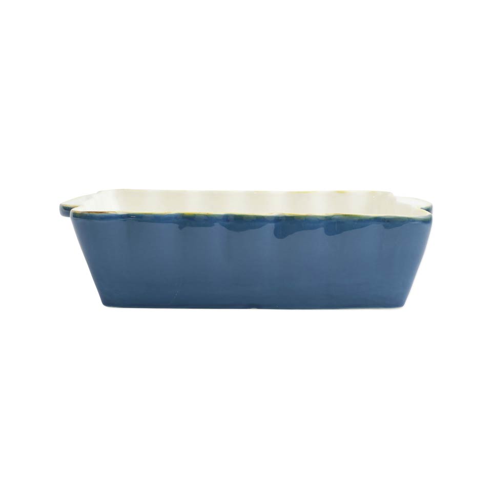 Italian Bakers Blue Medium Rectangular Baker