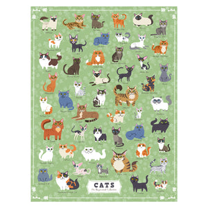 Cats Illustrated Jigsaw Puzzle