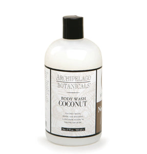 Archipelago Botanicals Coconut 17 oz. Body Wash