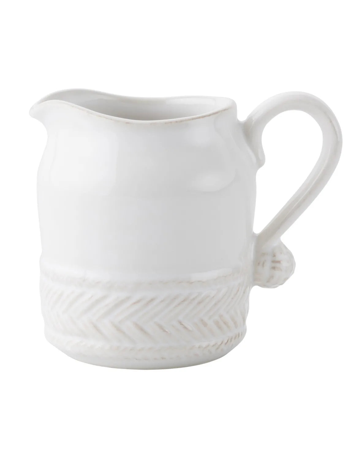 Juliska Le Panier Creamer - Whitewash