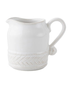 Juliska Le Panier Creamer - Whitewash