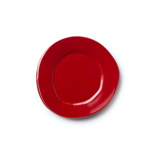 Vietri Lastra Red Salad Plate