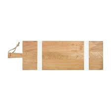 Long Wooden Serving Charcuterie Board in Natural