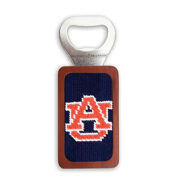 Auburn University Needlepoint Bottle Opener by Smathers and Branson