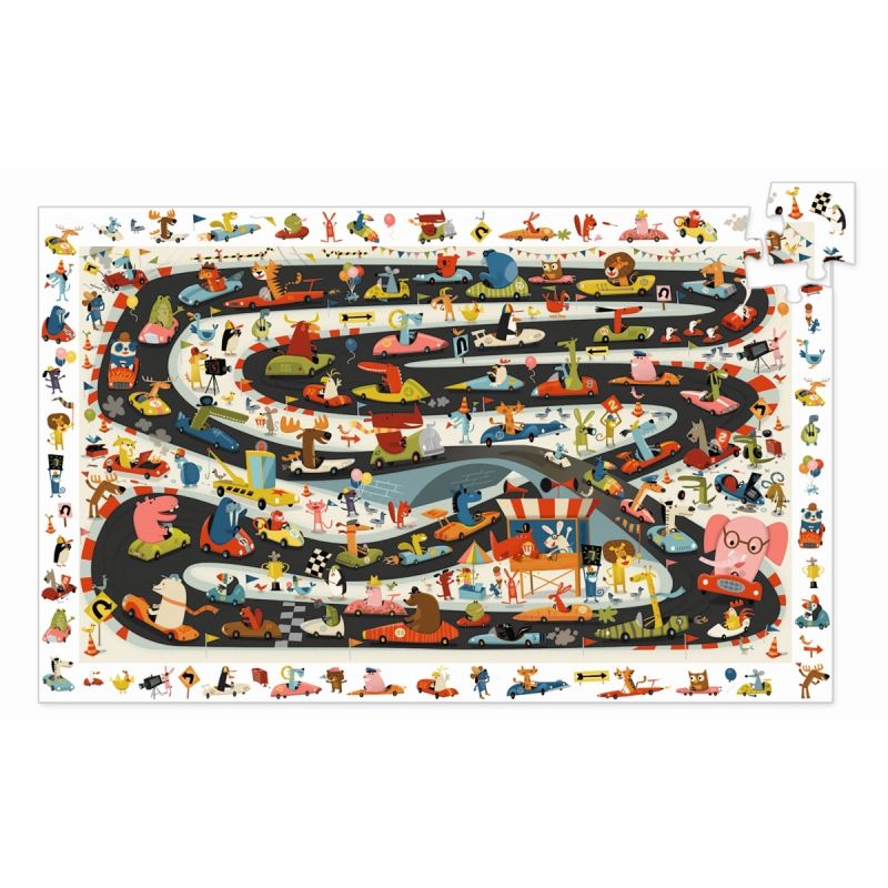 Search & Find Puzzle, Automobile Rally (54pcs)