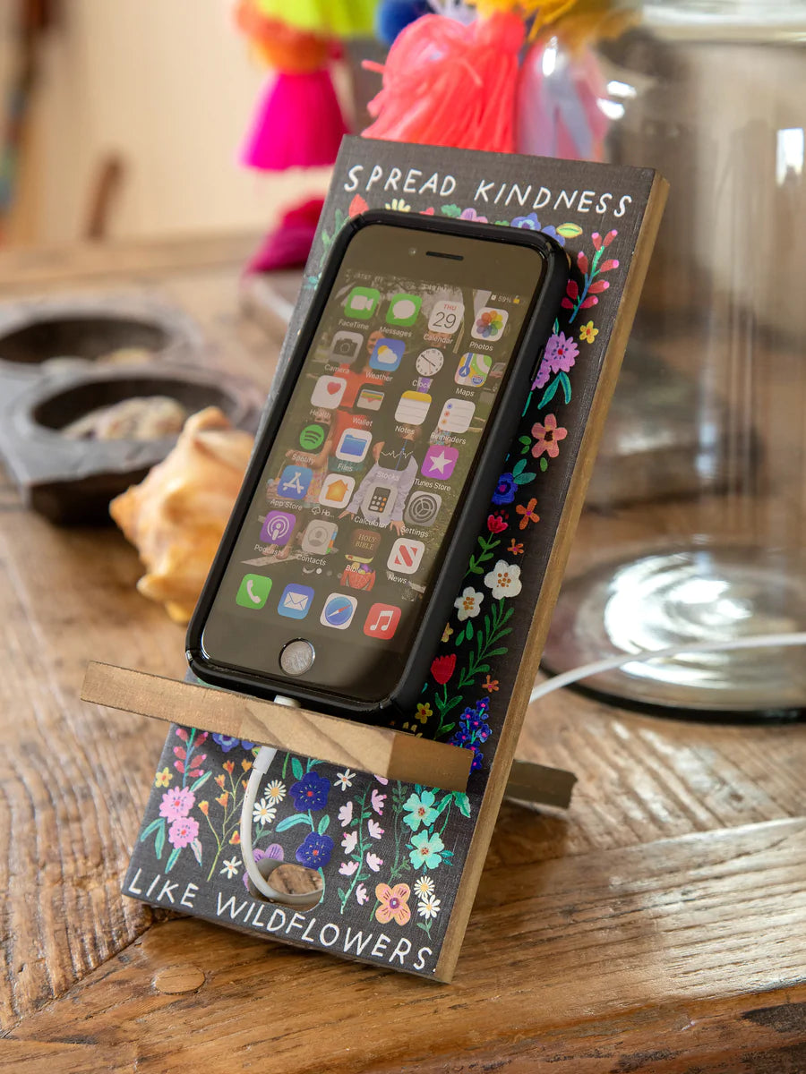 Wooden Phone Stand - Spread Kindness