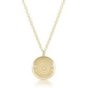 enewton 16" necklace gold - cherish large gold locket