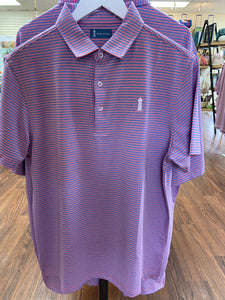 Beacon Hill Pink Melange Short Sleeve Polo