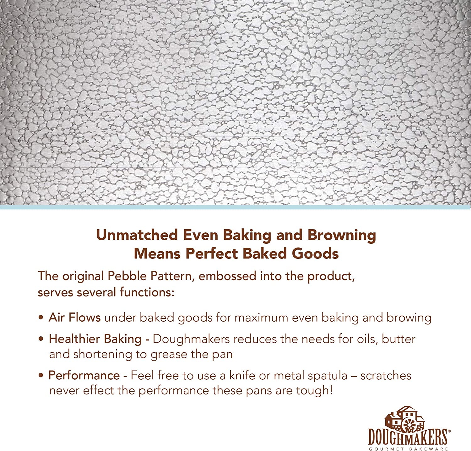 Original Non-Stick Pebble Pattern Biscuit Sheet, 10" x 14"