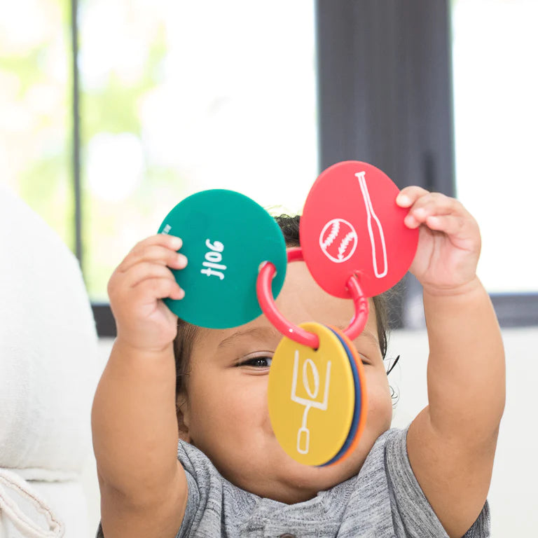 Play Ball Teething Flashcards - Bella Tunno