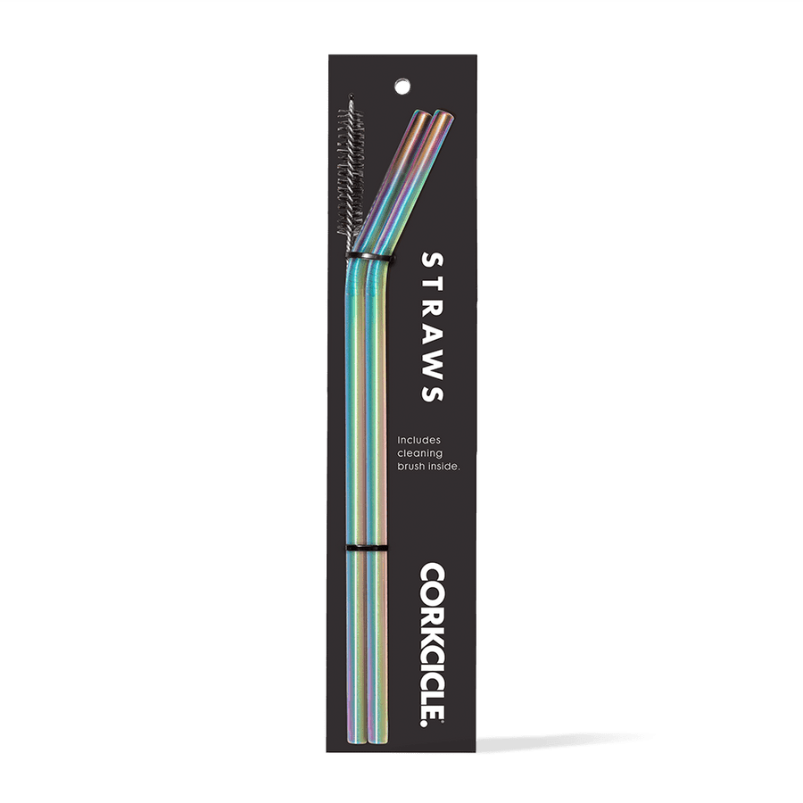 Corkcicle Tumbler Straw 2-Pack with Cleaning Brush