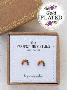 Perfect Tiny Studs - Rainbow