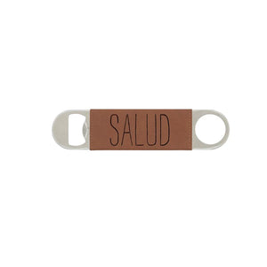 Leather Wrapped Salud Bottle Opener
