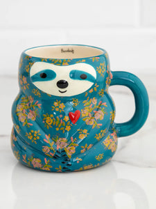 Folk Art Coffee Mug - Sloth