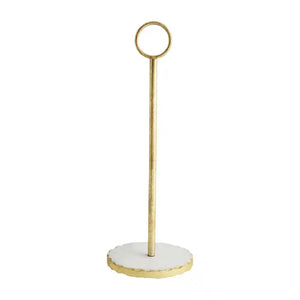 Gold Marble Paper Towel Holder