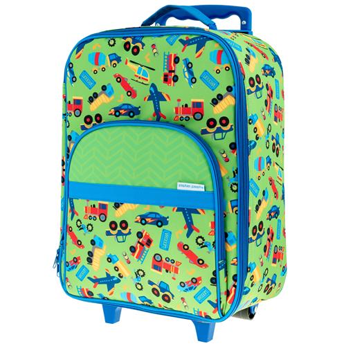 Transportation All Over Print Rolling Luggage